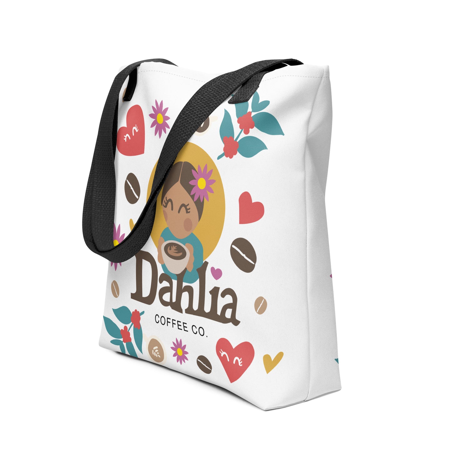 Dahlia Collage Tote bag