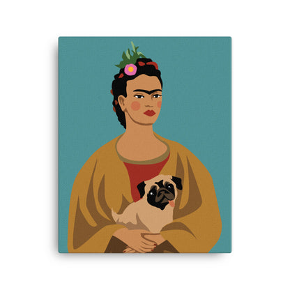 Dahlia Frida Canvas